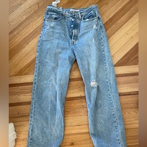 women’s levi’s ribcage straight ankle jeans. size 27!